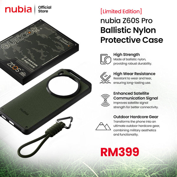 Ballistic Nylon Protective Case for Nubia Z60S Pro